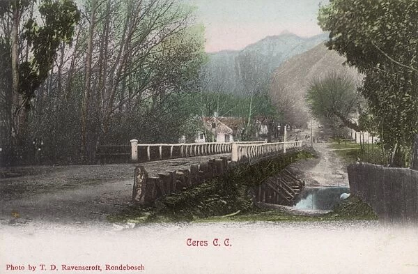 Bridge approaching Ceres, Cape Colony, South Africa