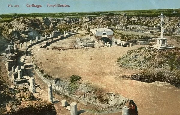 Carthage, Tunisia - Excavation of the Roman Amphitheatre