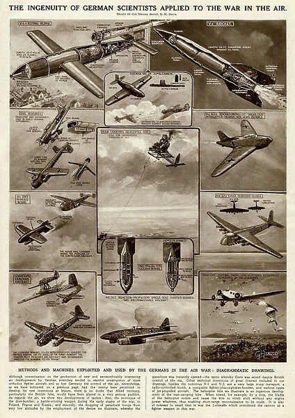 German inventions for war in the air by G. H. Davis