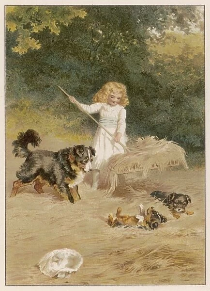 Girl Haymaking 1889