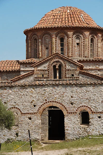 Greece. Mystras. The Church of Agioi Theodoroi. Built betwee