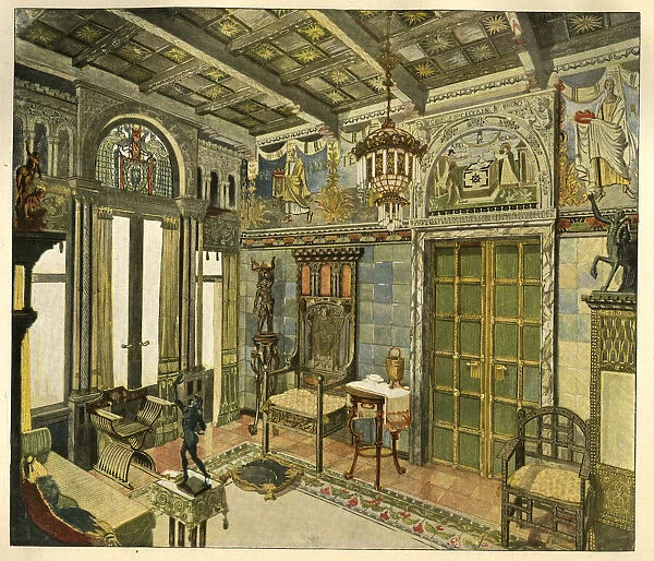 Interior design for the princely castle in Sofia, Bulgaria