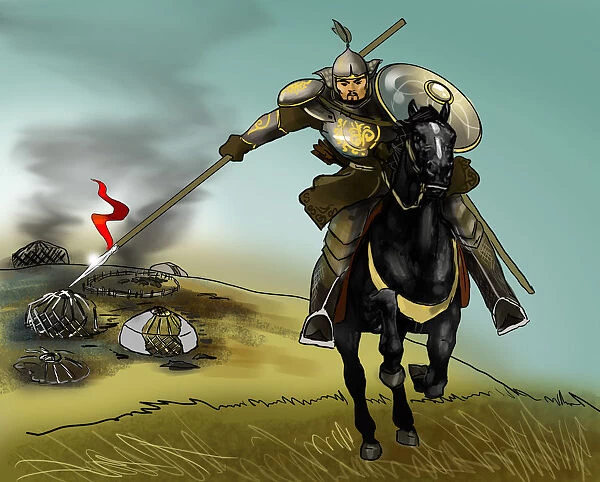 Koblandy Batyr. Kazakh legendary warrior