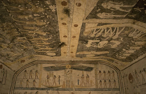 KV6 tomb or tomb of Ramses Setepenre Neferkare-IX. Valley of