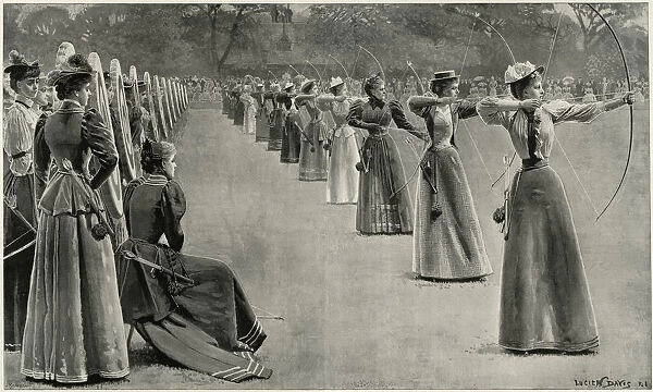 Ladies Meeting of the Toxophilite Society, Regents Park
