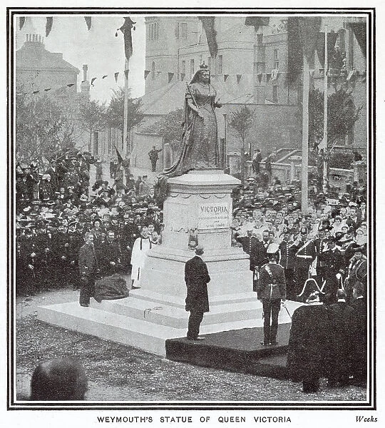 Queen Victoria Statue, Unveiled, Weymouth 1902