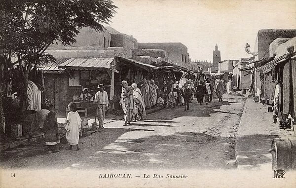 Rue Saussier, Kairouan, Tunisia, North Africa