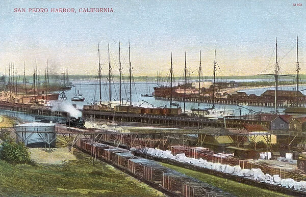 San Pedro Harbour, California, USA
