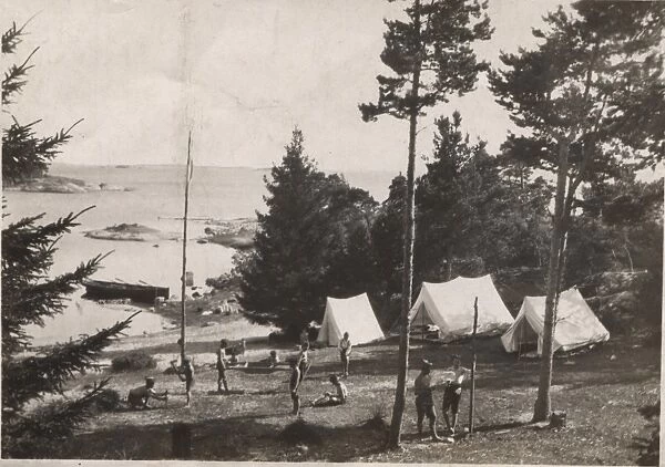 Scout camp in Abo (Turku), Finland