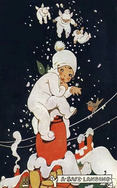 Snow Babies - A Safe Landing by Dorothy Wheeler