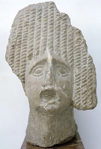 Spain. Roman theatrical mask. 1st century AD. From Empuries