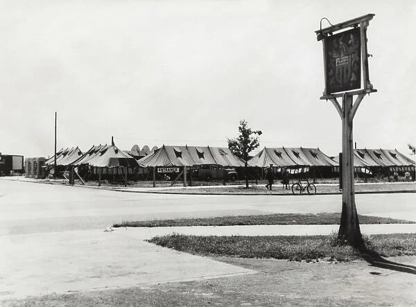 Tents Used As Terminal Buildings, a Pub Sign with Coat o?