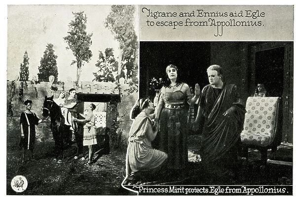 Tigrance, Ennius, Egle, Princess Mirit, Appollonius