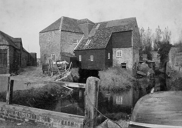 Watermill. A picturesque watermill