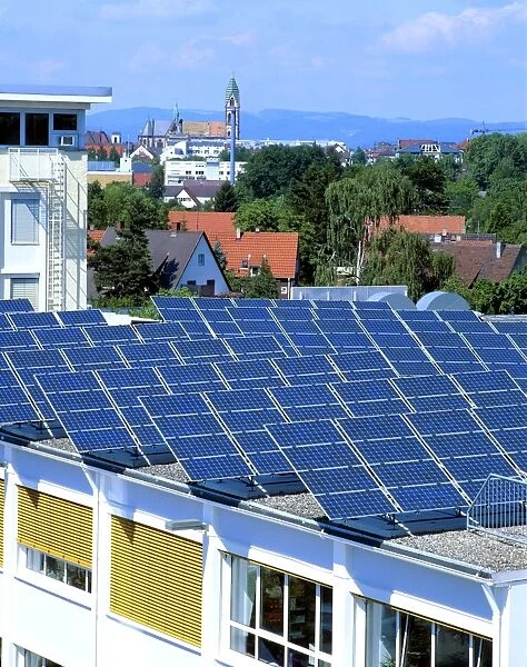 Rooftop solar panels, Germany