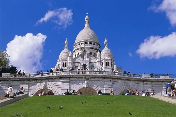 Basilica of Sacre Coeur, Montmartre, Paris, France, Europe