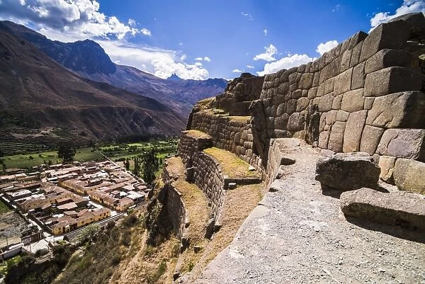 Inca Ruins of Ollantaytambo, Sacred Valley of the Incas (Urubamba Valley), near Cusco