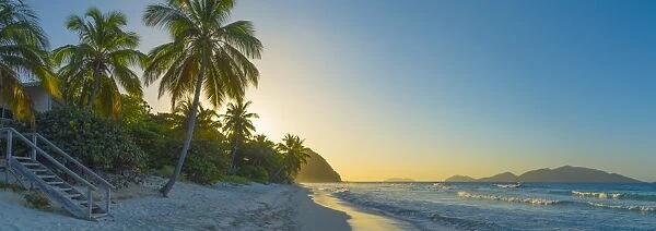 Caribbean, British Virgin Islands, Tortola, Long Bay, Long Bay Beach