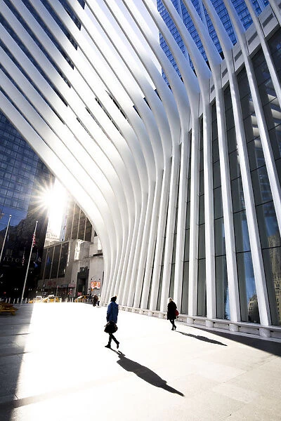 External view of Oculus - part of World Trade Center. Manhattan, New York, USA