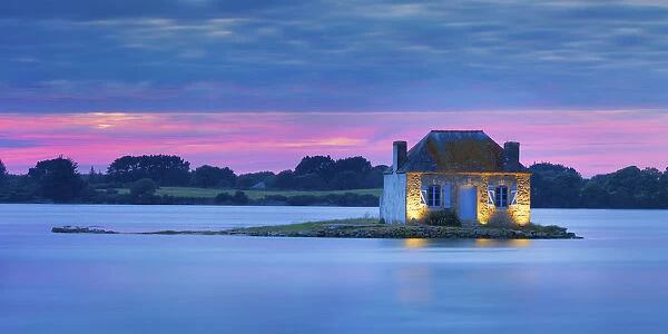 France, Brittany, Morbihan, Belz, Etel river, St