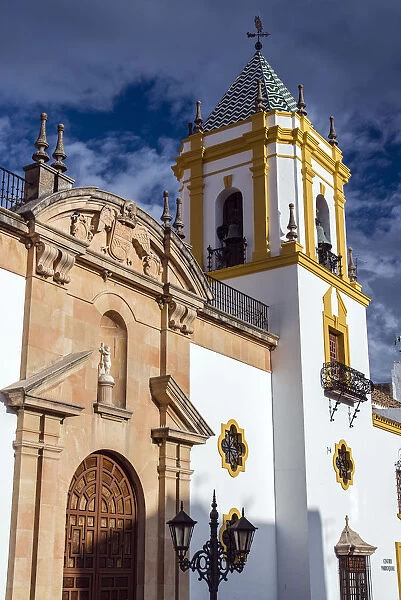 Iglesia del Socorro church, Plaza del Socorro, Ronda, Andalusia, Spain