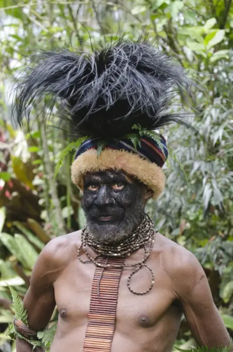 Framed Print : Clan chief at Paiya in Western Highlands with Cassowary head dress Papua New Guinea Framed Print : Clan chief at Paiya in Western Highlands with Cassowary head dress Papua New Guinea