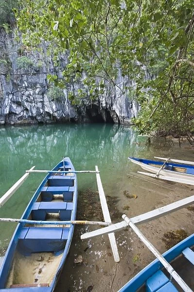 Entrance to the cave at Puerto Princesa Subterranean River National Park on Palawan