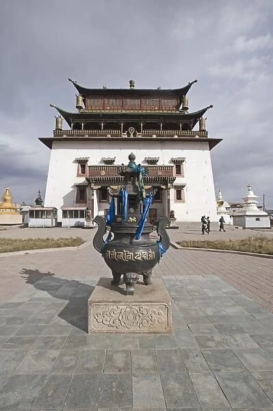 Gandan Monastery in Ulan Bator Mongolia