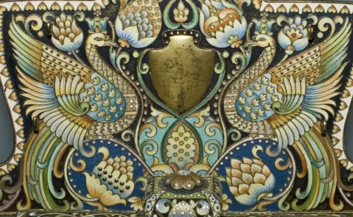Framed Print : Detail ofletter writing box owned by B. Tserendorj the first Prime Minister of Framed Print : Detail ofletter writing box owned by B. Tserendorj the first Prime Minister of