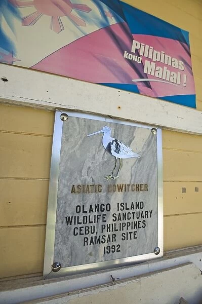 Sign at Olango Island Wlidlife Sanctuary Lapu-Lapu Cebu Philippines
