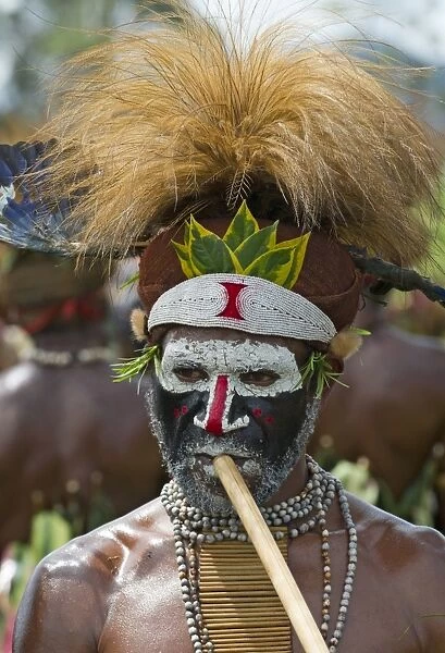 Western Highlanders at Hagen Show in Western Highlands Papua New Guinea