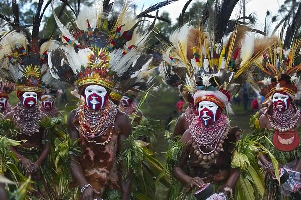 Western Highlanders at Hagen Show Western Highlands Papua New Guinea