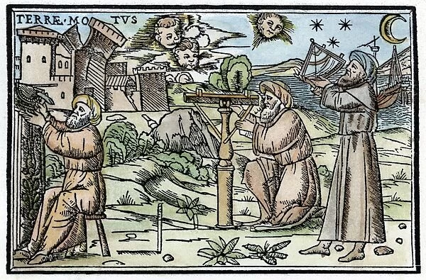 ASTRONOMER, 1513. Arabian astronomers scanning the heavens