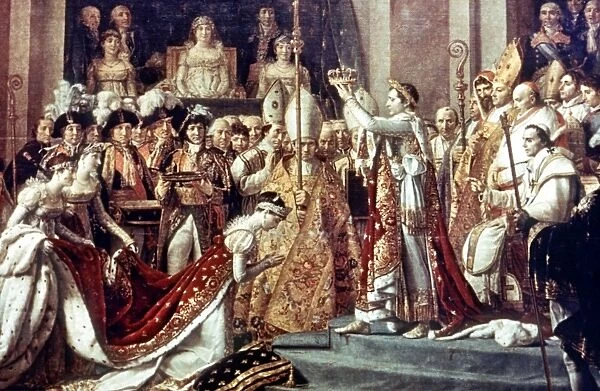CORONATION OF NAPOLEON I. The Consecration of the Emperor Napoleon and the Coronation