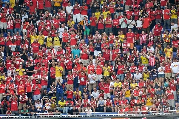 Arsenal Fans in Full Force: A Sea of Passion at the New York Red Bulls Pre-Season Match, 2014