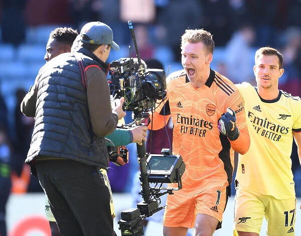 Leno's Triumph: Arsenal's Goalkeeper Celebrates Victory Over Aston Villa
