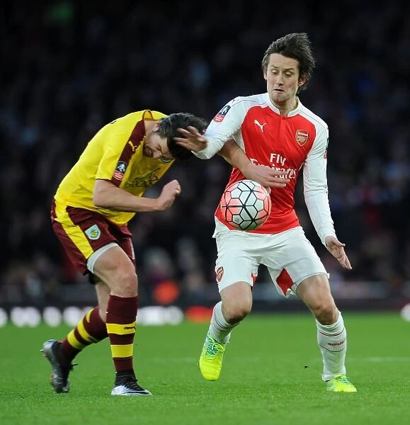 Rosicky vs. Barton: A FA Cup Battle at the Emirates