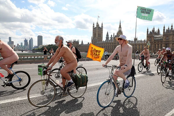World Naked Bike Ride 2021, London, England