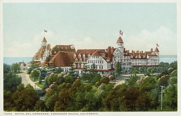 Hotel del Coronado, Coronado Beach, California Postcard. ca. 1905-1939, Hotel del Coronado, Coronado Beach, California Postcard