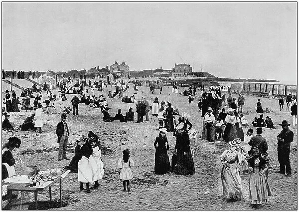 Antique photograph of seaside towns of Great Britain and Ireland: Walton on the Naze