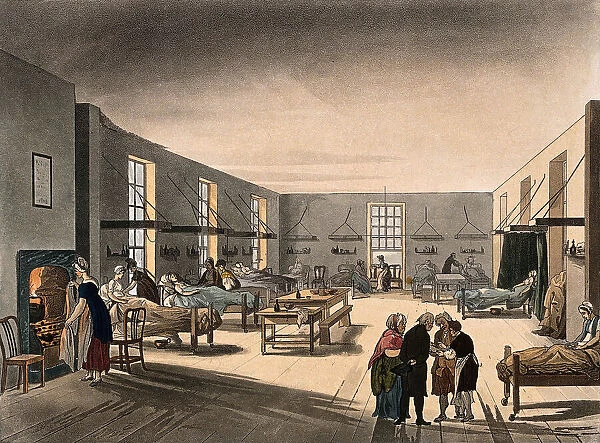Inside the Middlesex Hospital, London