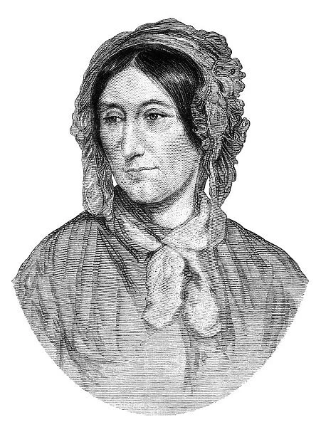 Mary Somerville, mathematician (1875 illustration)