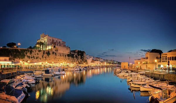 Spain, Menorca, Ciutadella, Old Town and Harbour