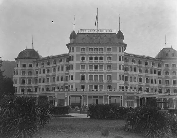 Regina Palace Hotel, Stressa of Turin, Italy. 1921