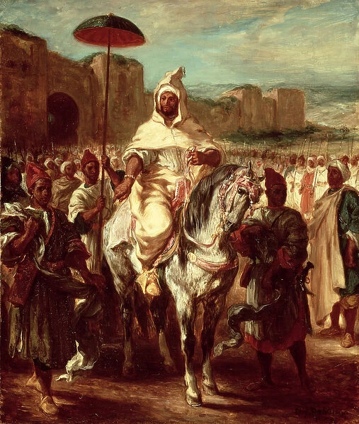 Abd Ar-Rahman, Sultan of Morocco, 1845 (oil on canvas)