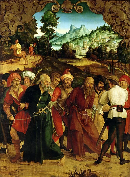 The Arrest of St. Peter and St. Paul, from a polyptych depicting Scenes from the Lives of SS