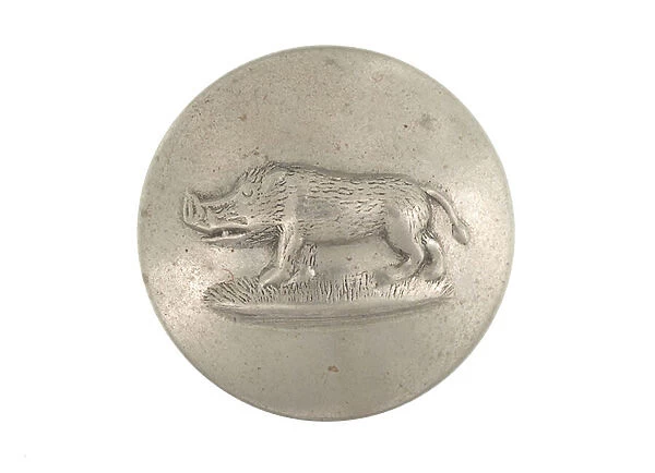 Button, Bihar Light Horse, 1884-1947 (metal)