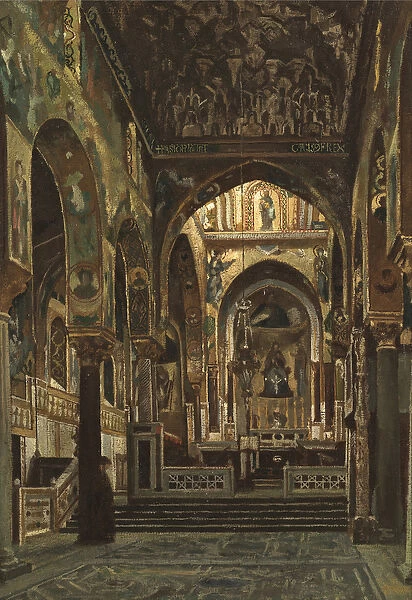 Cappella Palatina, Palermo (oil on canvas)