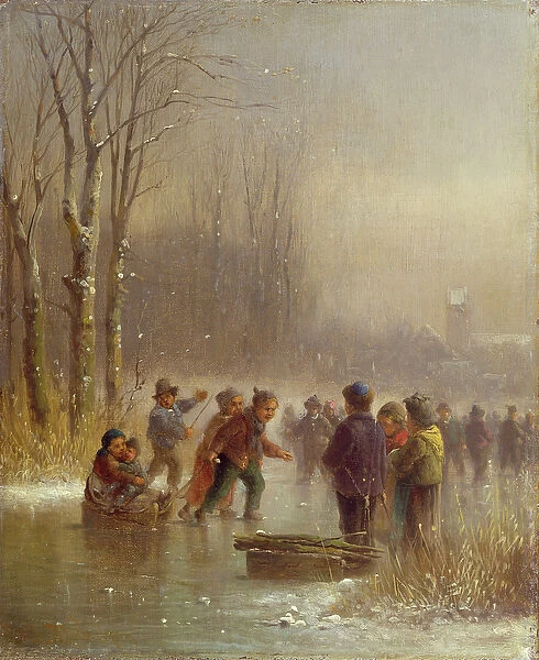 Children Skating, 19th century