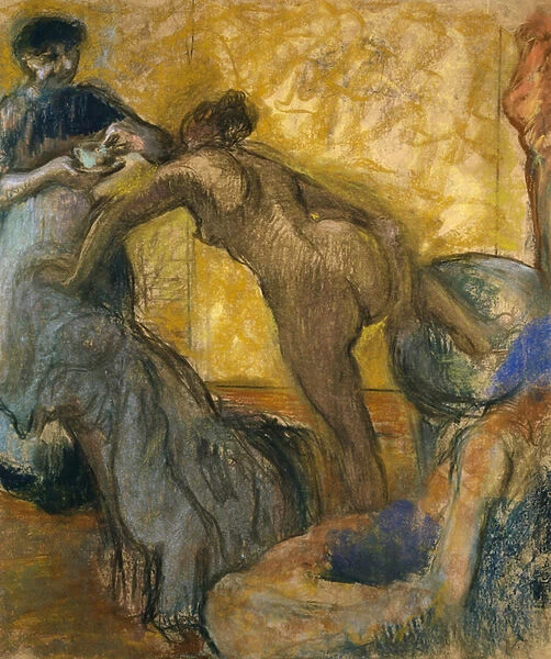 The Cup of Hot Chocolate, 1900-5 (pastel on paper)